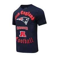 T-shirt Pro Standard Navy New England Patriots Old English pour homme