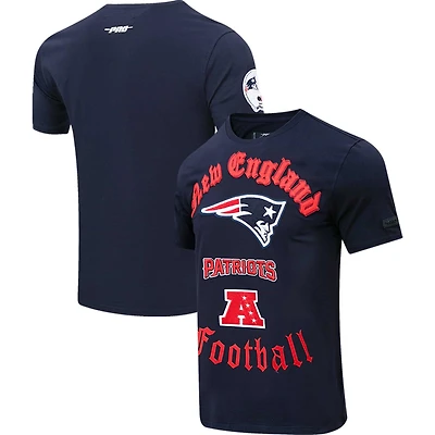 Men's Pro Standard Navy New England Patriots Old English T-Shirt