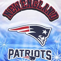 Men's Pro Standard Navy New England Patriots Sublimated Satin Full-Snap Jacket