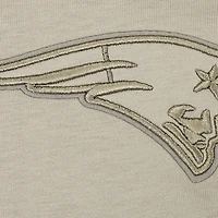 Sweat à capuche manches courtes pour homme Pro Standard Tan New England Patriots Neutrals Capsule