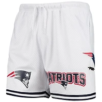 Short en maille Pro Standard New England Patriots blanc pour homme