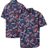 Chemise boutonnée Kekai des New England Patriots Reyn Spooner pour hommes, bleu marine