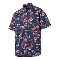 Chemise boutonnée Kekai des New England Patriots Reyn Spooner pour hommes, bleu marine