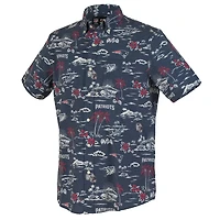 Men's Reyn Spooner Navy New England Patriots Kekai Performance Button-Down Shirt