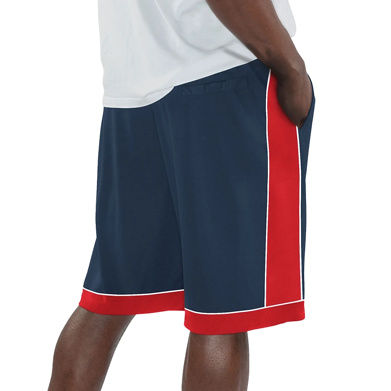 Short de mode préféré des fans New England Patriots Starter bleu marine/rouge pour hommes