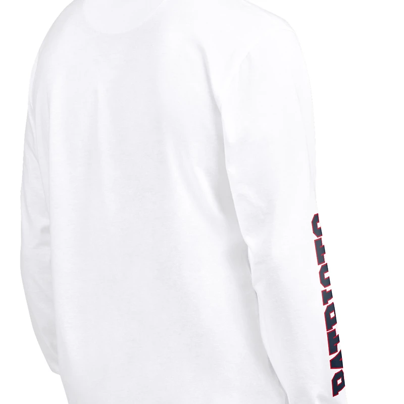 Men's Starter Navy/White New England Patriots Short Sleeve & Long T-Shirt Combo Pack