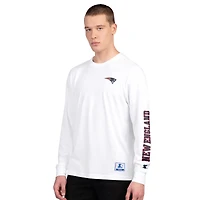 Men's Starter Navy/White New England Patriots Short Sleeve & Long T-Shirt Combo Pack