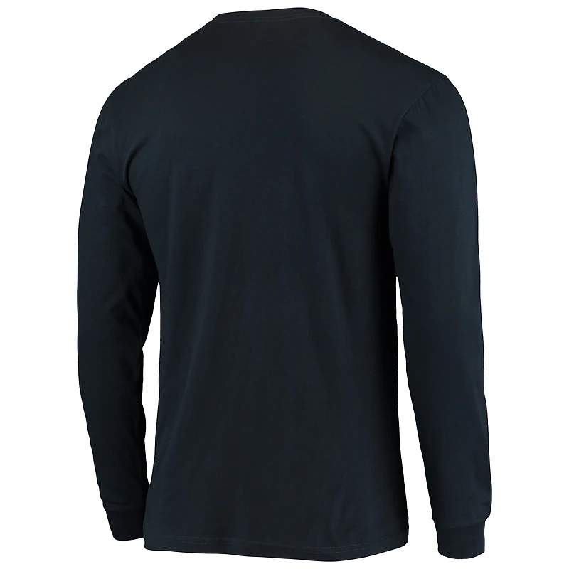 T-shirt à manches longues pour homme Starter Navy Patriots de la Nouvelle-Angleterre mi-temps