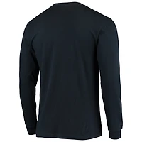 T-shirt à manches longues pour homme Starter Navy Patriots de la Nouvelle-Angleterre mi-temps