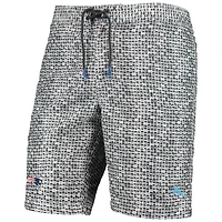 Men's Tommy Bahama Gray New England Patriots Baja Geo Wave Swim Shorts