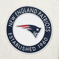 Sweat-shirt crème à quart de zip Tommy Hilfiger New England Patriots Jordan Sherpa pour hommes