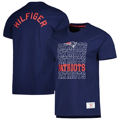 T-shirt Tommy Hilfiger bleu marine New England Patriots Liam pour homme