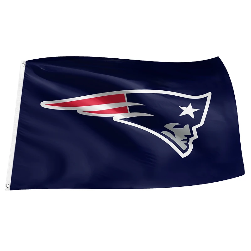 Drapeau New England Patriots 3 pi x 5 pi bleu marine