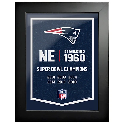 New England Patriots - 12'' x 16'' Empire Framed Art