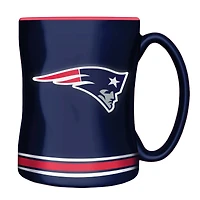 Patriots de la Nouvelle-Angleterre 14oz. Tasse sculptée