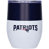 Patriots de la Nouvelle-Angleterre 16 oz. Gobelet incurvé en acier inoxydable Colorblock