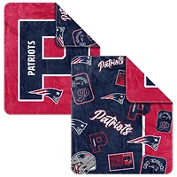 Couverture Dream Weave 50" x 60" des Patriots de la Nouvelle-Angleterre