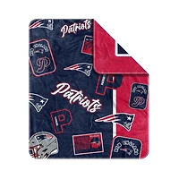 Couverture Dream Weave 50" x 60" des Patriots de la Nouvelle-Angleterre