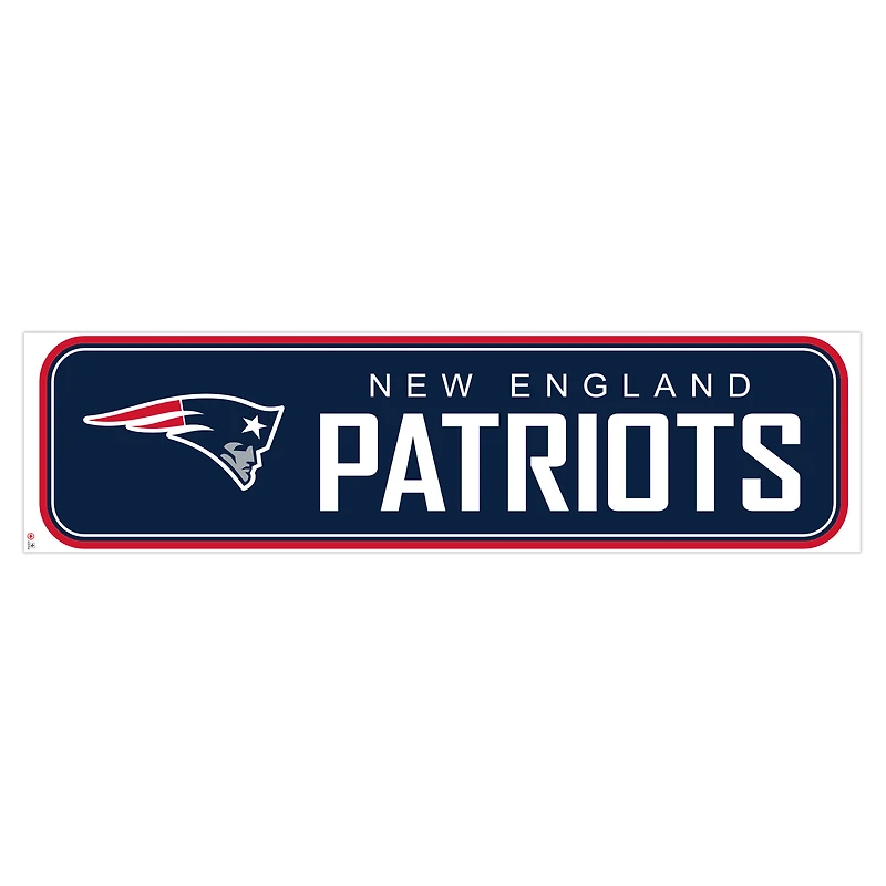 Sticker mural repositionnable New England Patriots 90'' x 23''
