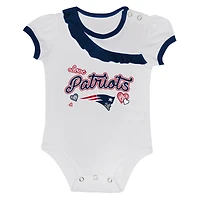 Newborn & Infant New England Patriots Love My Team Bodysuit Skirt Set