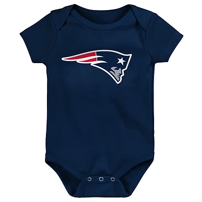 Newborn Outerstuff Navy New England Patriots Primary Logo Bodysuit