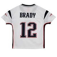 Preschool Mitchell & Ness Tom Brady White New England Patriots 2000 Legacy Replica Jersey