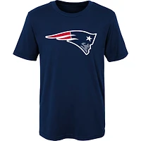 T-shirt à logo primaire des Patriots de la Nouvelle-Angleterre bleu marine pour enfants d'âge préscolaire