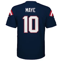 Maillot de joueur réplique bleu marine Drake Maye des Patriots la Nouvelle-Angleterre
