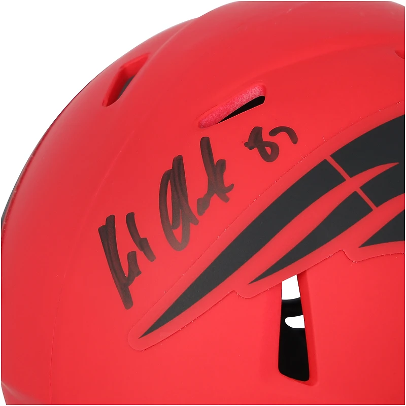 Rob Gronkowski New England Patriots Autographed Riddell Rave Speed Mini Helmet