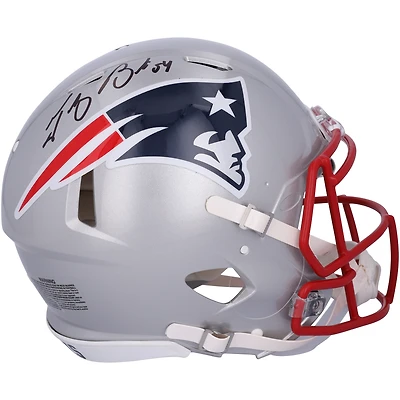 Tedy Bruschi New England Patriots Autographed Riddell Speed Authentic Helmet