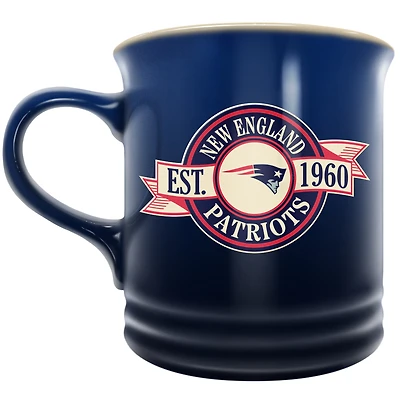 Le Sports Vault New England Patriots 14 oz. Tasse en grès