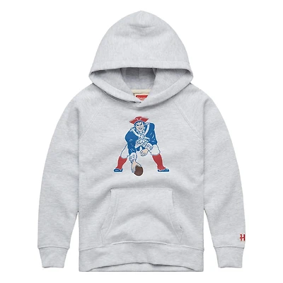Toddler Homage Ash New England Patriots '79 Tri-Blend Hoodie