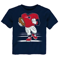 T-shirt bleu marine New England Patriots Game Fit pour tout-petits Outerstuff