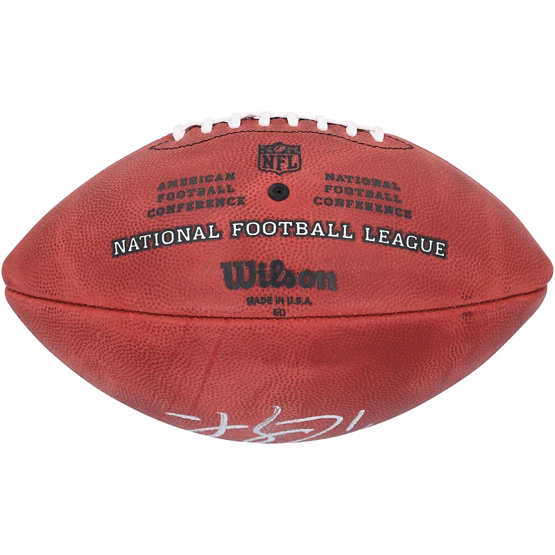 Tom Brady & Randy Moss New England Patriots Dual-Signed Duke Full Color Football