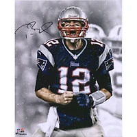 Tom Brady New England Patriots Autographed 16" x 20" Screaming Photograph
