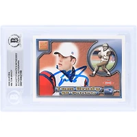 Carte de recrue authentifiée par Tom Brady, New England Patriots, 2000 Aurora #84, signée et certifiée par Beckett Fanatics Witnessed