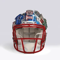 Tom Brady New England Patriots Autographed Proline Speed Helmet - Art by Charles Fazzino - WN55916305