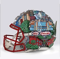 Tom Brady New England Patriots Autographed Proline Speed Helmet - Art by Charles Fazzino - WN55916305