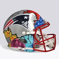 Tom Brady New England Patriots Autographed Proline Speed Helmet - Art by JPO - Limited Edition #1/1