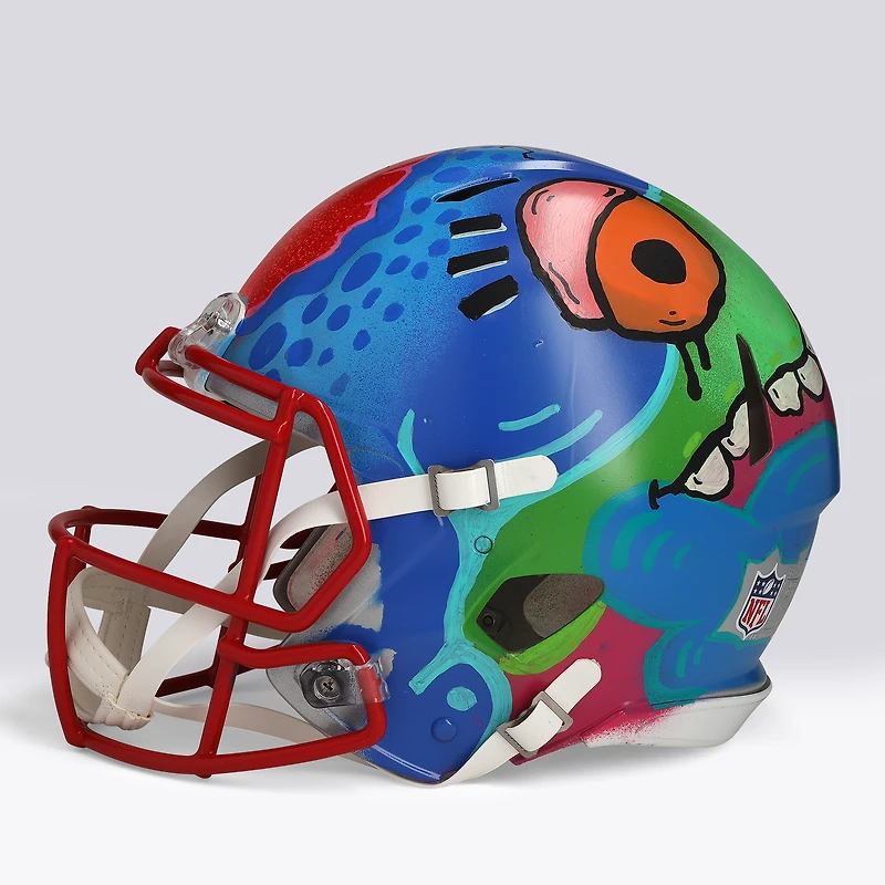 Tom Brady New England Patriots Autographed Proline Speed Helmet - Art by JPO - Limited Edition #1/1