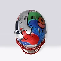 Tom Brady New England Patriots Autographed Proline Speed Helmet - Art by JPO - Limited Edition #1/1