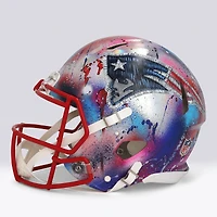 Tom Brady New England Patriots Autographed Proline Speed Helmet - Art by Shawn Voelker - NF70444453