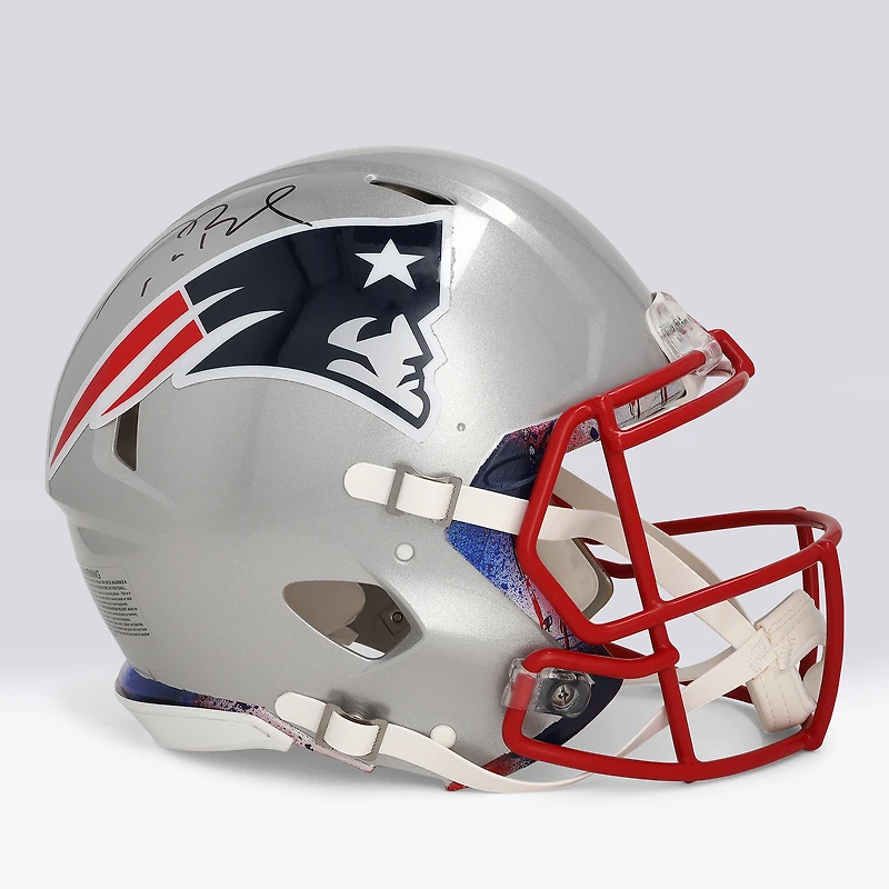 Tom Brady New England Patriots Autographed Proline Speed Helmet - Art by Shawn Voelker - NF70444453
