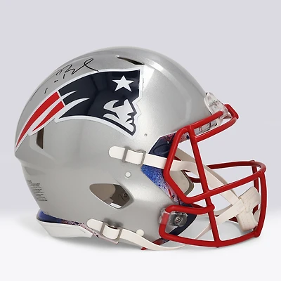 Tom Brady New England Patriots Autographed Proline Speed Helmet - Art by Shawn Voelker - NF70444453