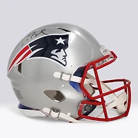 Tom Brady New England Patriots Autographed Proline Speed Helmet - Art by Shawn Voelker - NF70444453