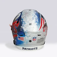 Tom Brady New England Patriots Autographed Riddell Speed Flex Authentic Helmet - Art by Lady Jday - Limited Edition #1/1