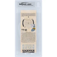 Billet autographié par Tom Brady, champion du Super Bowl XXXIX, avec les New England Patriots. Authentifié par Beckett Fanatics Witnessed (Auto 10) le 6 février 2005.