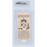 Tom Brady New England Patriots Autographed Super Bowl XXXIX Champs Stub Beckett Fanatics Witnessed Authenticated Auto 10 Ticket from February 6, 2005 