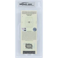 Tom Brady New England Patriots Autographed Super Bowl XXXVIII Champs SB MVP Beckett Fanatics Witnessed Authenticated Auto 10 Ticket from February 1, 2004
