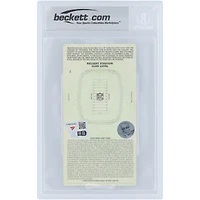 Tom Brady New England Patriots Autographed Super Bowl XXXVIII Champs SB MVP Stub Beckett Fanatics Witnessed Authenticated Auto 10 Ticket from February 1, 2004 